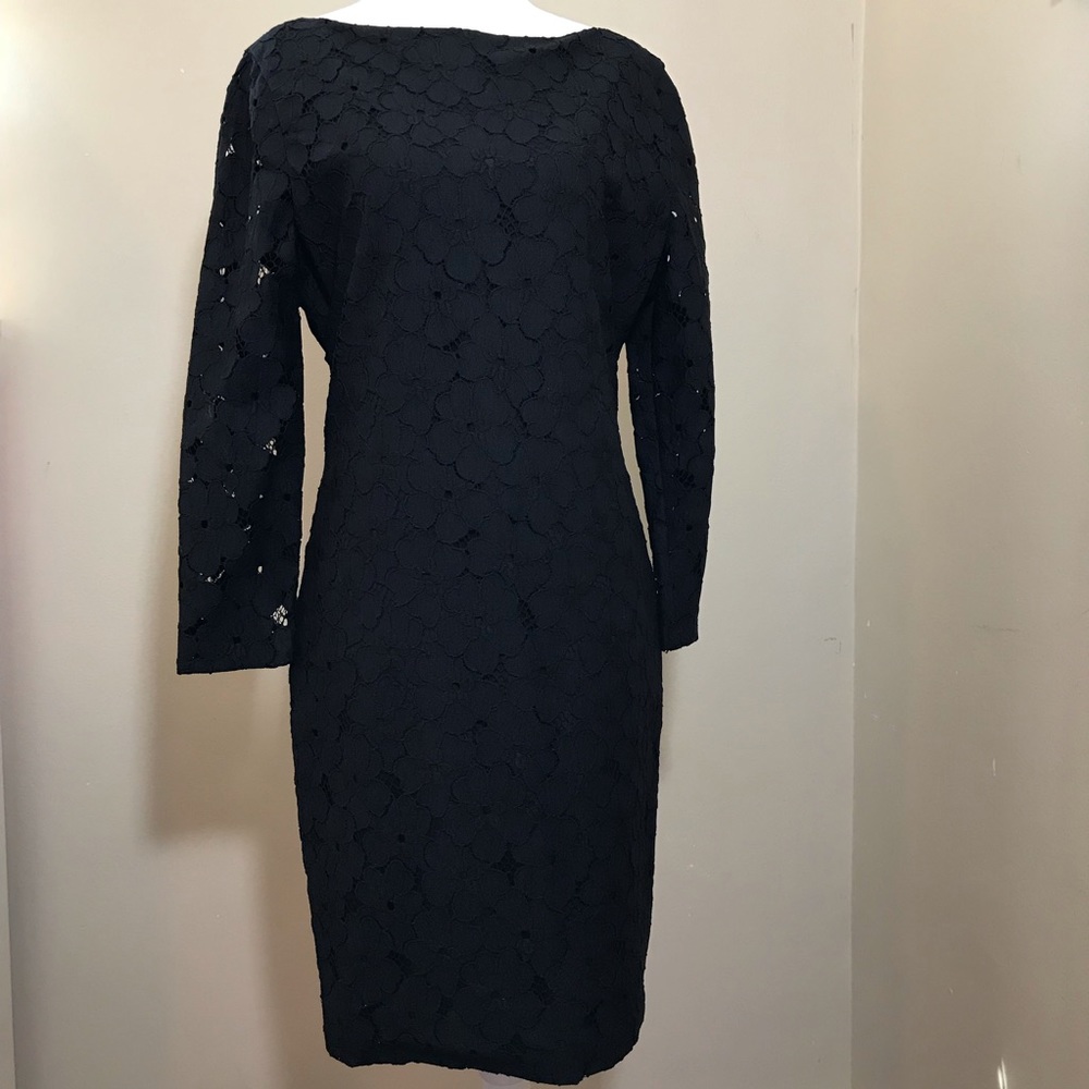DVF  Black Lace Dress